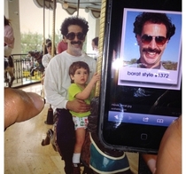 Friends father looks exactly like Borat