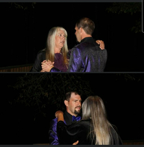 From my wedding a while ago First picture my mother in law was telling my husband she wanted grand kids the bottom picture was his reaction