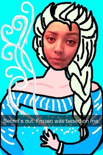 Frozen Snapchat