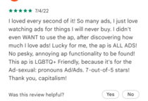 funny app review