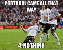 Germany fans on Portugal