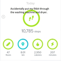 Get Fit Fast Put your Fitbit through the Washing Machine and Dryer