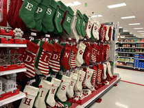 GF did this in Target tonight--a bit much for the Christmas section if you ask me