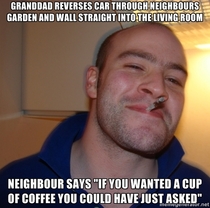 GGG Coffee drinking neighbour