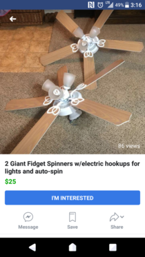 Giant Fidget Spinners