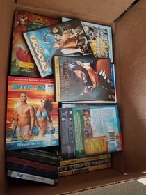 Girlfriend is moving in Opened up her box of movies I think we should break up