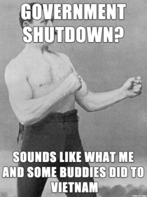 Girlfriends grandfather has a different take on the shutdown