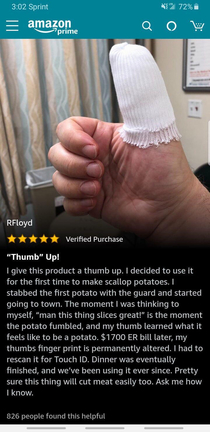 Give this product a thumb up