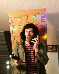 Going as Stranger Things Joyce Byers for Halloween - nailed it