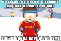 Going to university in the north