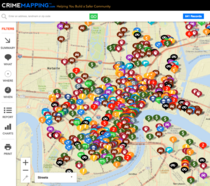 Going to visit New Orleans soon and I decided to check out the crime map for hot spots to avoid