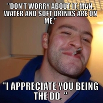 Good guy bartender Still tipped him of course