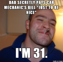 Good Guy Dad I didnt know until I went to pick the car up