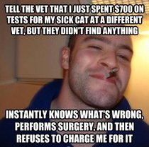 Good guy veterinarian brought me to tears