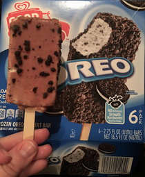 Good on my diet until tonight at the store Now Im more disappointed in this ice cream bar than I am in myself