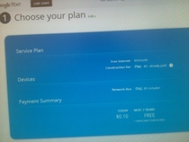 Goodbye Time Warner This is the TOTAL Google Fiber bill for  years of Internet