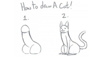Googled how to draw a cat and found this masterpiece