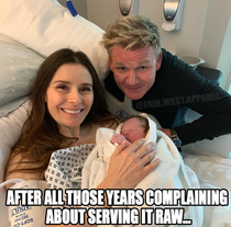 Gordon Ramsay serves it raw one time and will pay for it the rest of his life