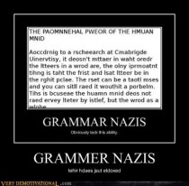 grammar nazis