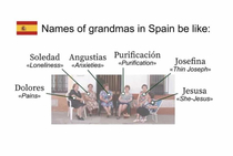 Grandmas names in Spain