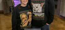 Great sweaters spotted at local Christmas party