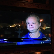Guy from local news interview looks like a blend between Niles and Frasier Crane