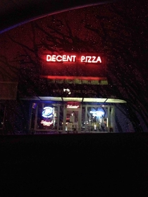 had some pizza last night it was