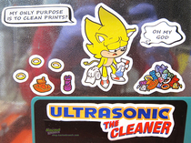 Had to give my ultrasonic cleaner a backstory