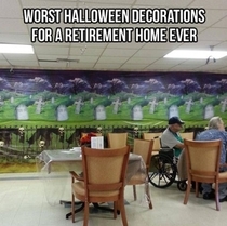 Halloween at a Retirement home