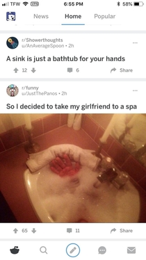 Hand baths