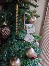 Handmade tree ornament we were gifted perfect way to commemorate 