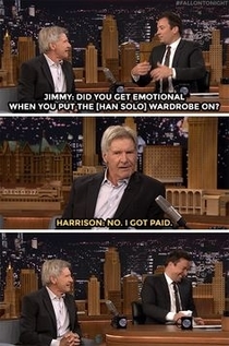 Harrison Ford explains show biz to Jimmy
