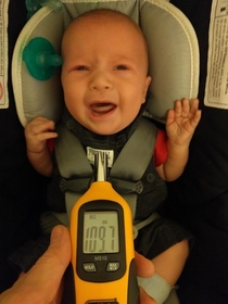 Have a Baby they said it will be fun they said Decibel meter for reference
