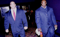 Have you ever seen a bodybuilder in a suit