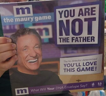 Havent played it yet but I got this board game for Christmas The Maury Game