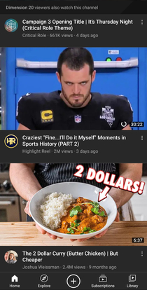He really did the curry himself
