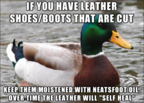 Helpful advice from a landscapingtree removal worker Ive had the same boots for years this fix even worked when I cut them with a chain saw 