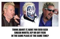 Hey now theres a juggalo in flavortown