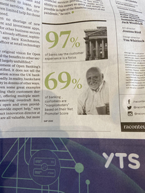 Hide the Pain Harold appeared in the business section of a national newspaper yesterday