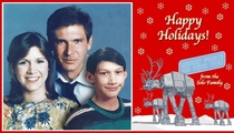 Holiday greeting from long ago and far far away