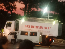 Holy water delivery