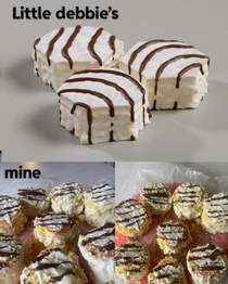 Homemade Zebra Cakes