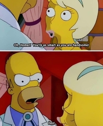 Homer was always the brightest Simpson