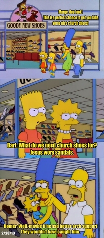 Homers thoughts on Jesus
