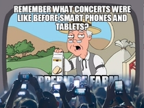 Honestly I dont know why people bother recording concerts with their phones - I guarantee they never watch the video