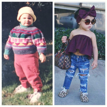 How I dressed as a kid vs Kids these days