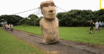 How the Easter Island statues may have been trasported