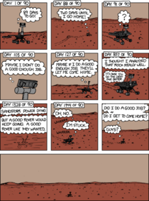 How the Mars Rover must be feeling right about now