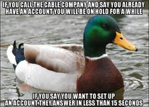 How to actually talk to a person from the cable company