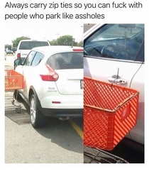 How to deter sloppy parkers